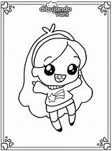 Para Mabel Imprimir Colorear Dibujo Dibujos Falls Gravity Kawaii Vani Con Dibujando Mas Aqui Ocasión Esta Click Personajes sketch template