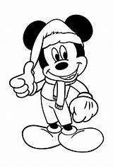 Mickey Coloring Pages Printable Christmas Mouse Printablee sketch template