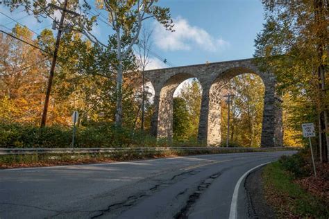 visiting  historic starrucca viaduct  susquehanna county pa