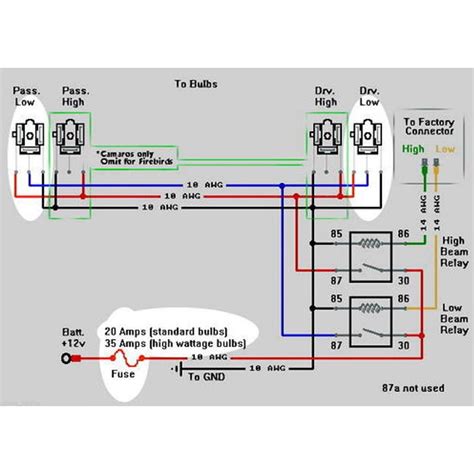 hid relay wiring diagram