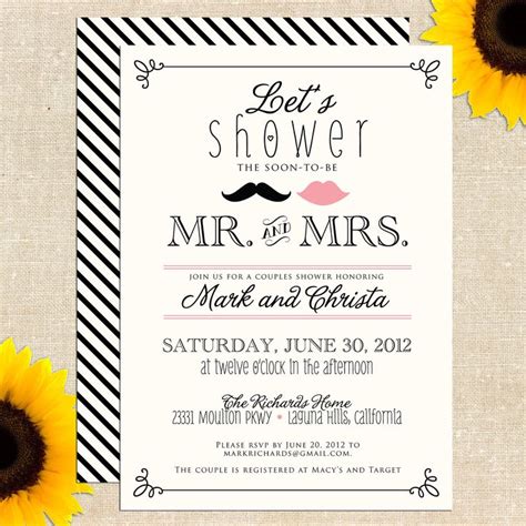 vintage mr and mrs couples shower invitation diy printable 20