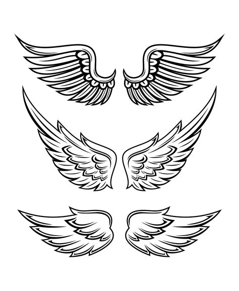 wing drawing ideas
