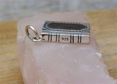 sterling silver realistic book charm book lover book charm etsy