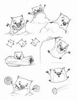 Wombat Stew Colouring Template sketch template