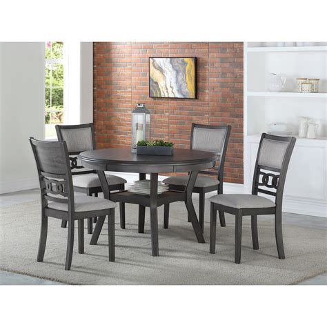 classic gia contemporary  piece dining table  chair set