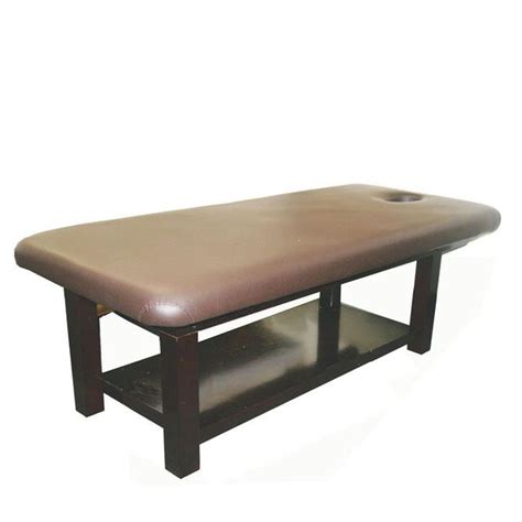 aanda wooden base massage table with storage t 10c2