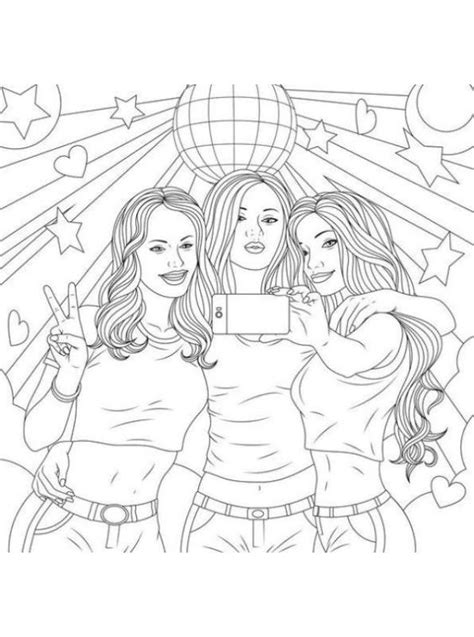 kids  funcom create personal coloring page  bff coloring page