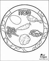 Passover Coloring Pages Seder Plate Color Printable Print Kids Story Drawing Pesach Sheets Printables Symbols Getdrawings Getcolorings Xcolorings sketch template