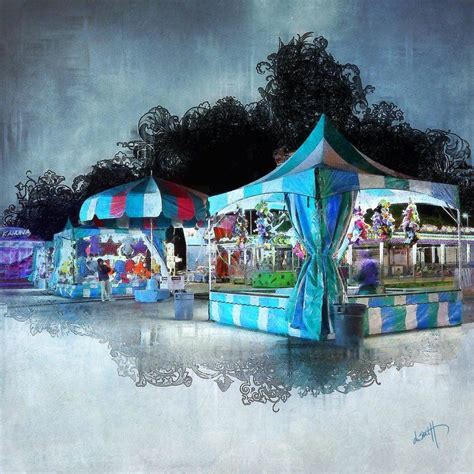 Carnival Booths Carnival Booths Painting Art