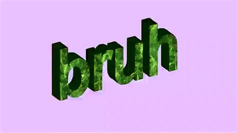 green word bruh with pink background hd bruh wallpapers