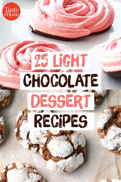 25 light chocolate dessert recipes chocolate desserts chocolate dessert recipes peppermint