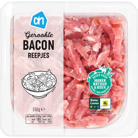 ah bacon reepjes reserveren albert heijn