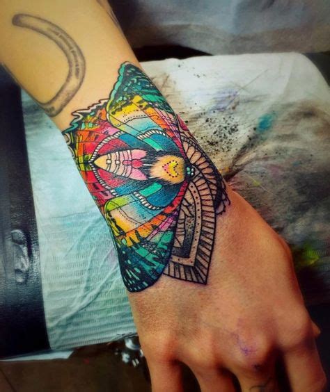 colored mandala tattoo wtjpg  hand tattoos  women
