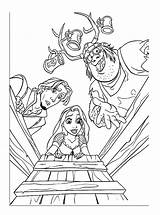 Tangled Coloring Movie Pages Inspired Printable Scene Print Color 2010 Kids sketch template