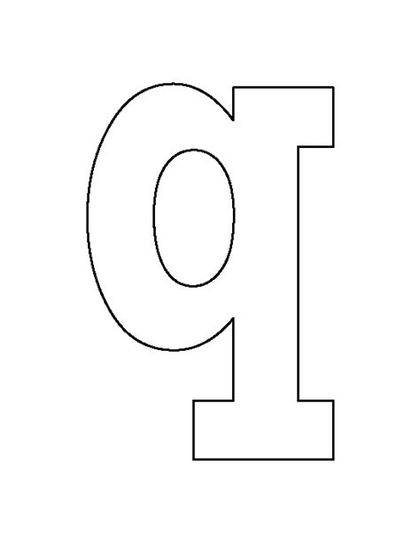 printable lowercase letter  template  printable letter stencils