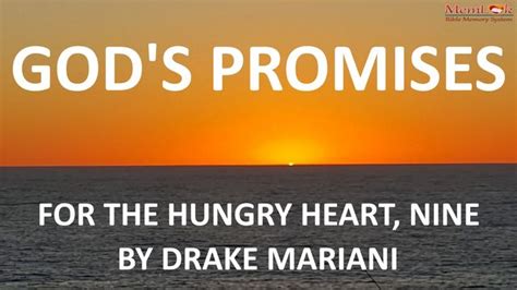 God S Promises For The Hungry Heart Nine Promises Who Doesn T Want