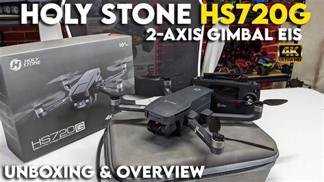 holy stone hsg  axis gimbal eis  gps drone unboxing overview youtube