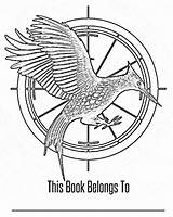 Catching Fire Coloring Hunger Pages Games Getcolorings Favours Personalize Bookplates Party sketch template
