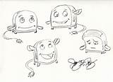 Toaster Brave 1987 Rees sketch template