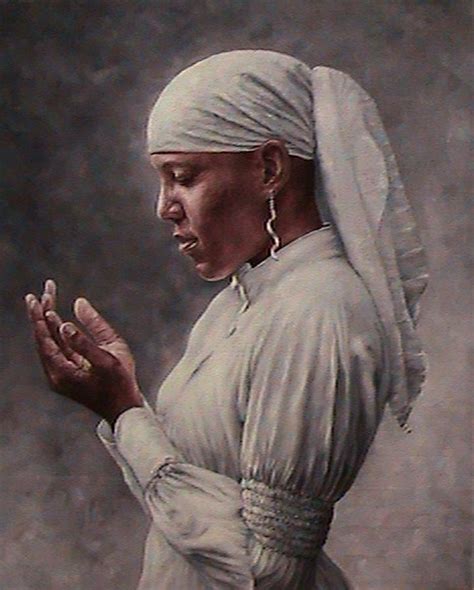 african woman praying