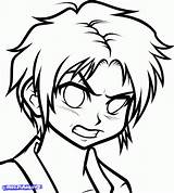Anime Boy Easy Drawing Hair Drawings Farm Girl Pencil Body Clipartmag Braided sketch template