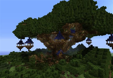 fortress tree house minecraft project