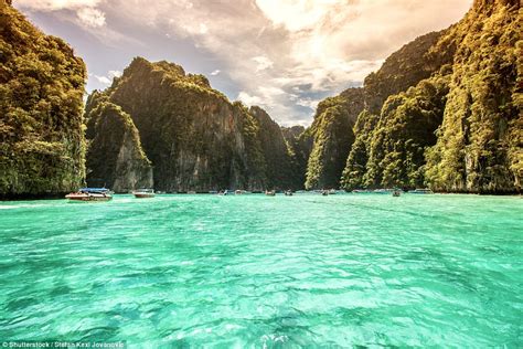 Thailand S Maya Bay Beach To Close Due To Overcrowding Daily Mail Online