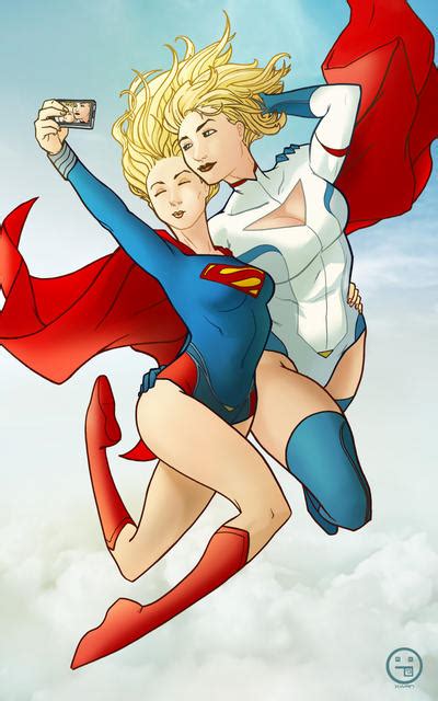 supergirl and powergirl by andrewkwan on deviantart
