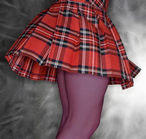 fashion tights skirt dress heels plaid skirt sexy plaid