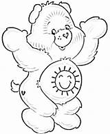 Coloring Funshine Bear Pages Popular sketch template