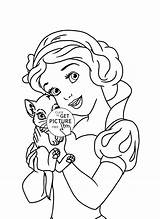 Coloring Princess Pages Belle Disney Cat Baby Girls Drawing Printable Stress Kids Color Sheets Sam Printables Bell Cartoon раскраски Print sketch template