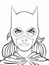 Batgirl Batman sketch template