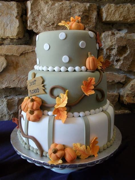 Fall Wedding Cake Fall Birthday Cakes Holiday Cakes
