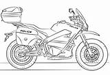 Police Coloring Motorcycle Pages Printable Categories sketch template