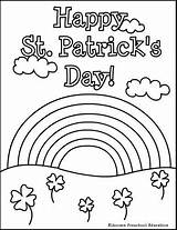 Coloring St Patricks Pages Kids Patrick Rainbow Color Sheets Printable Crafts Happy Saint Sheet Colouring Book X3cb History X3e Kindergarten sketch template