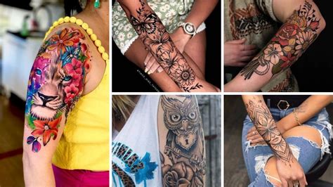 60 Half Sleeve Tattoo Ideas Female 2024