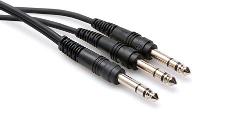 trs  dual   trs  cable analog audio hosa cables