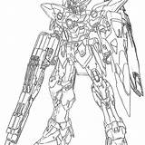 Gundam sketch template