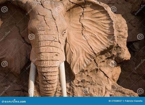 elephant statue stock image image  africa statue