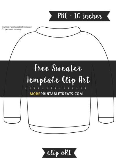 sweater template clipart clip art templates printable  templates