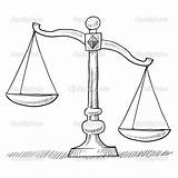 Justice Scales Drawing Scale Unbalanced Sketch Balance Doodle Illustration Tattoo Stock Easy Vector Drawings Tattoos Simple Depositphotos Getdrawings Visit Wood sketch template