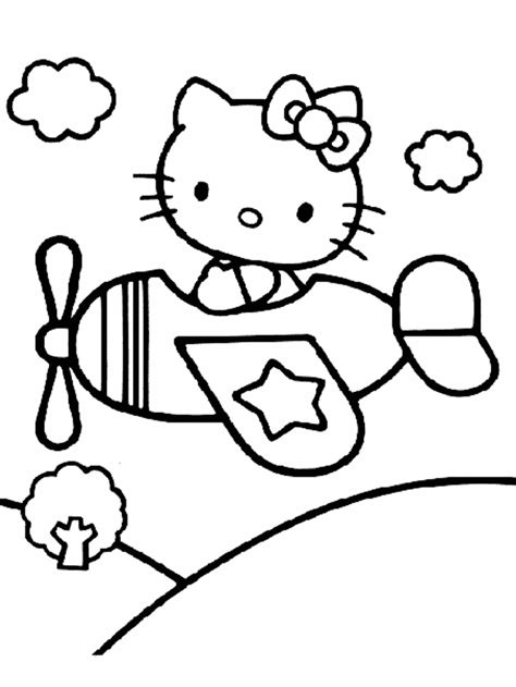 kitty coloring pages coloringpagescom