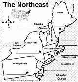 Northeast Map Capitals Northeastern Quiz Enchantedlearning sketch template