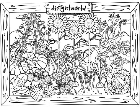 printable garden coloring pages  adults fairy garden coloring