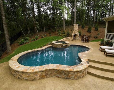 small inground swimming pool inground pool landscaping