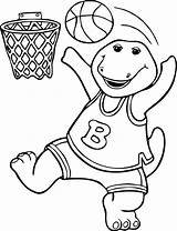 Barney Coloring Pages Print sketch template