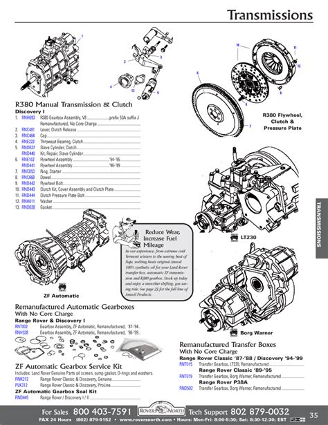 discovery  transmission gearbox rovers north land rover parts  accessories