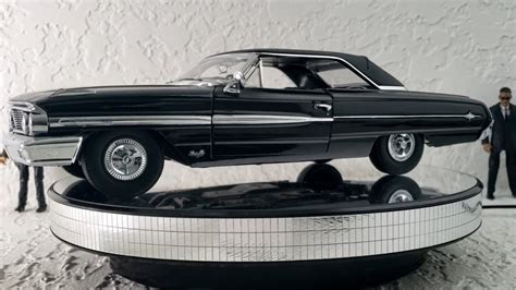 men  black   ford galaxie  diecast  scale limited