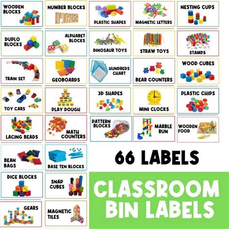 real pictures classroom center signs toy bin label printable signs toy