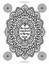 Coloring Mandala Mandalas Books Adult Amazon Snarky Pages Humorous Ups Grown Book Mindful Color sketch template